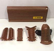 Плинтус Плинтус Ideal Comfort 55mm Палисандр 281 фото 1 | FLOORDEALER